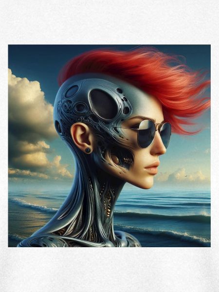 Cyberpunk-Frau