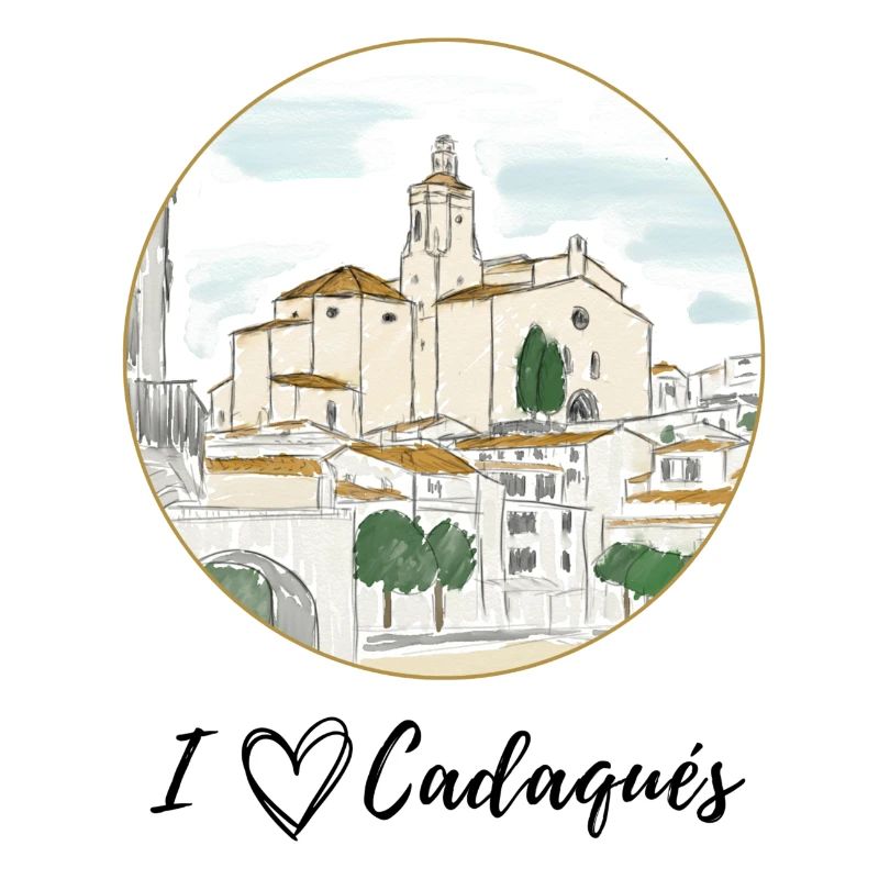 I love Cadaqués Aquarell