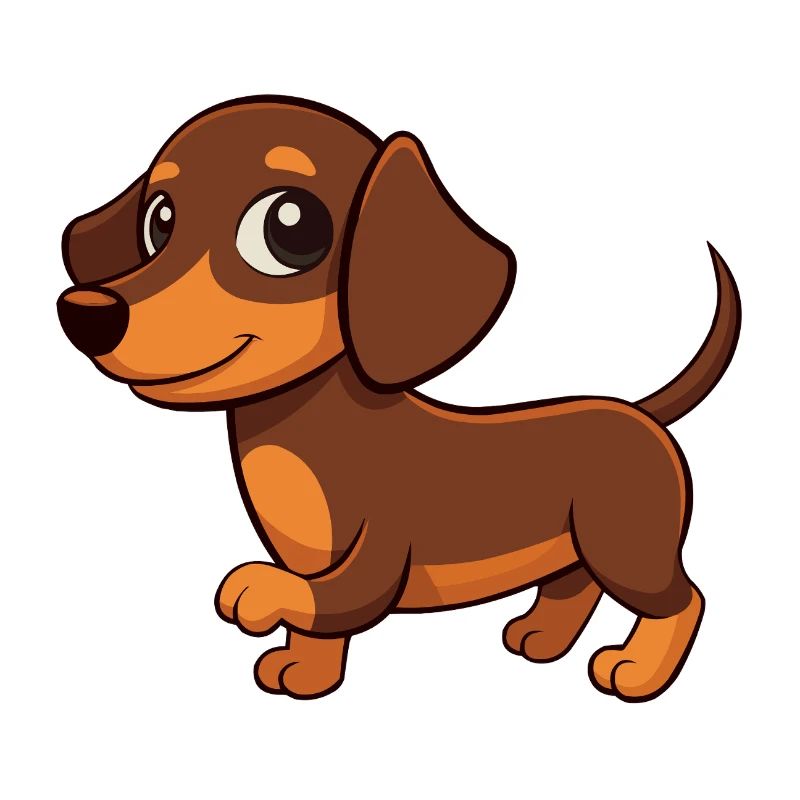 Cartoon Dackel