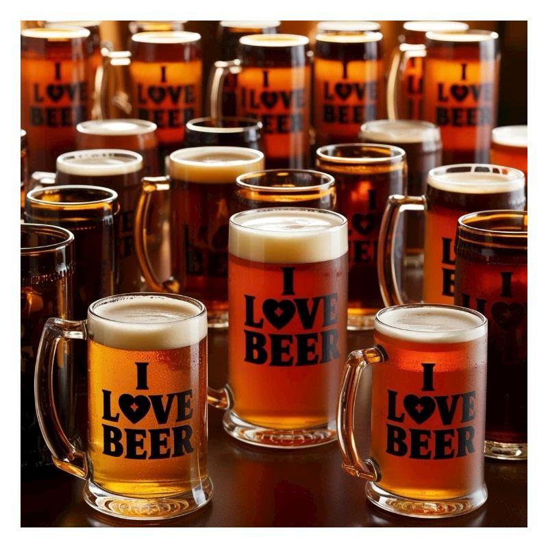 Bierliebe im Glas