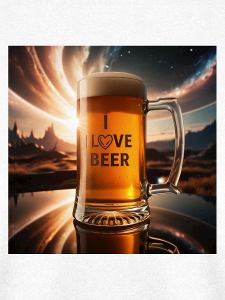 I Love Beer Glasmotiv