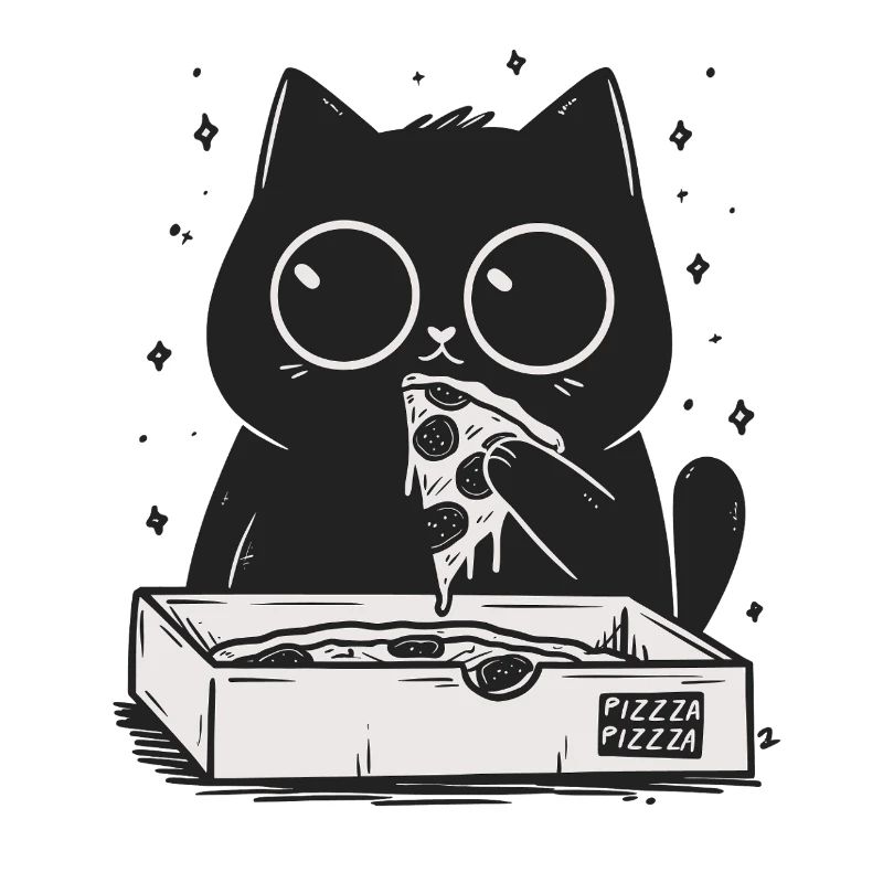 Pizza kitty
