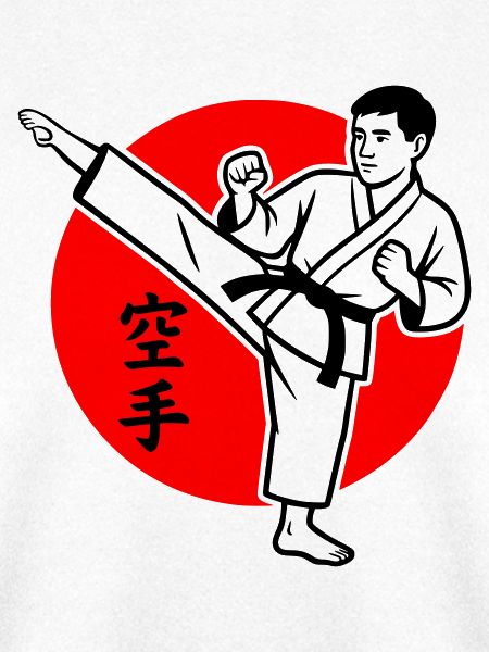 Karate Yokogeri männlich