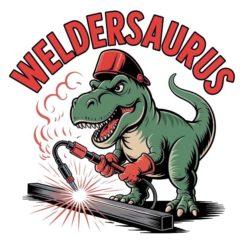 Weldersaurus Lustiger Schweiß-Dinosaurier
