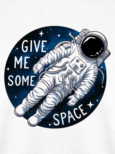 Weltraumastronaut Lustiger Spruch