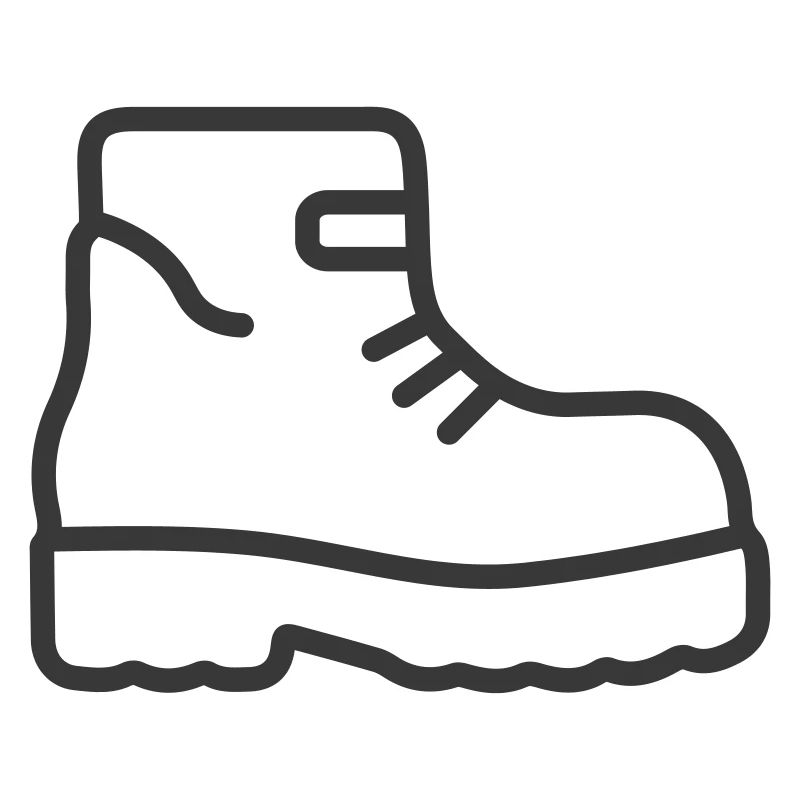 Wanderschuh-Symbol