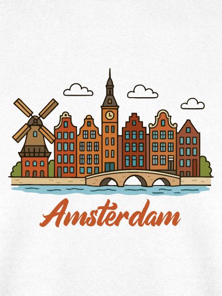 Charmantes Amsterdamer Stadtbild