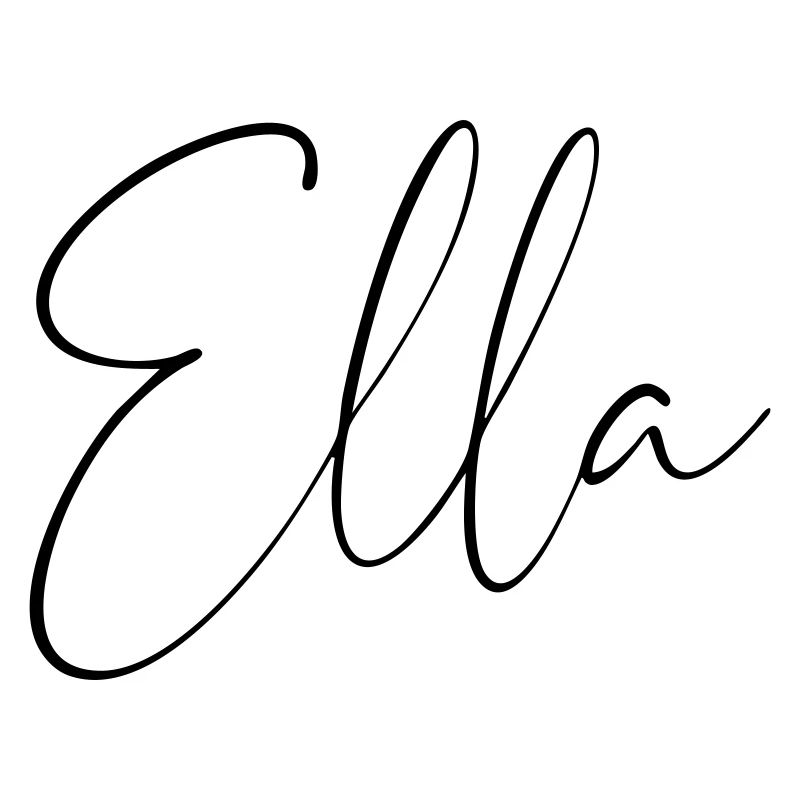 ella / handschrift personalisiertes design
