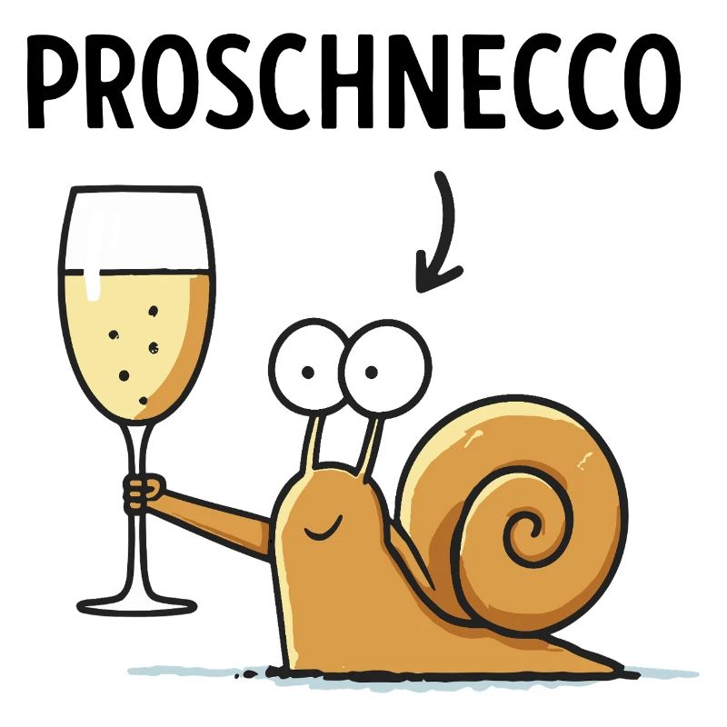 Proschnecco – Schnecke mit Schampus