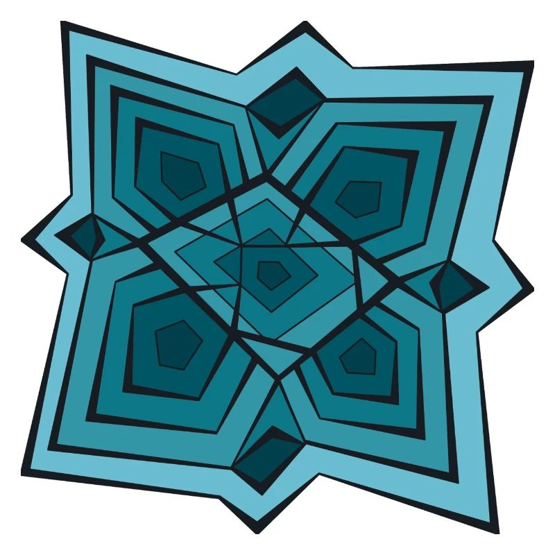 Geometrisches Sternenthema
