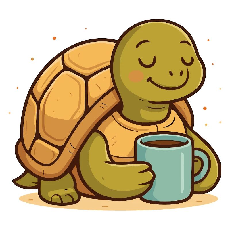 Kaffee-Turtel im Morgenlicht