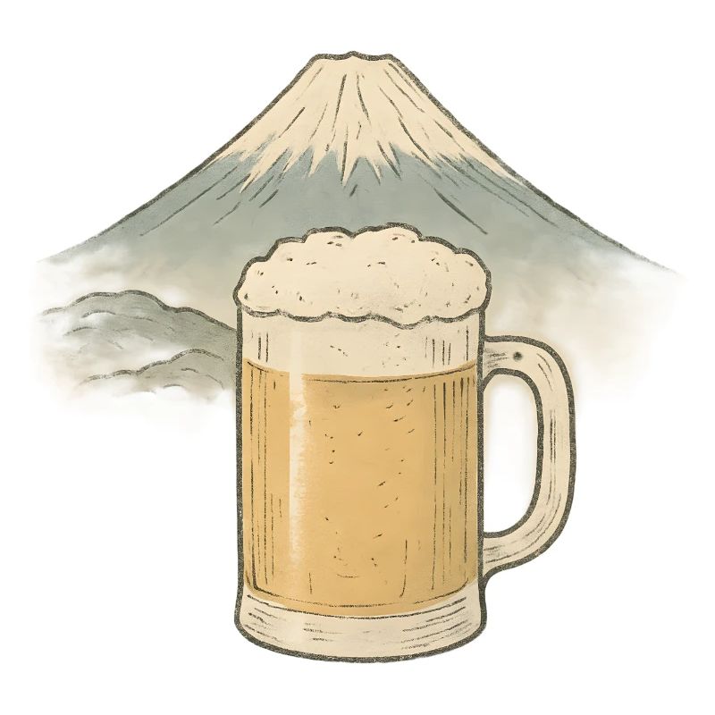 Bier am Berggipfel