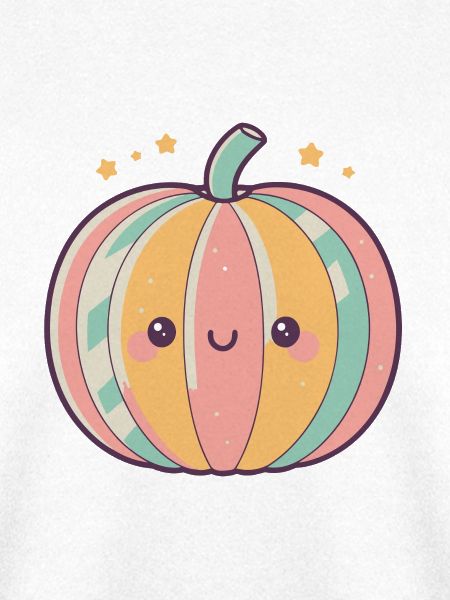 Pastell Kawaii Kürbis Komfort