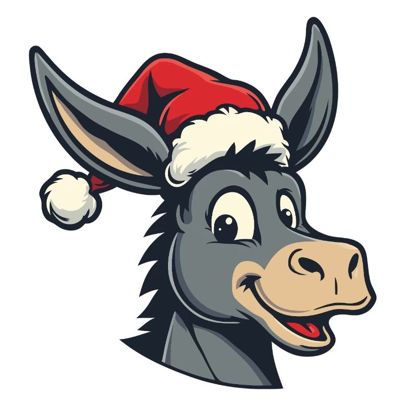 Weihnachts-Esel