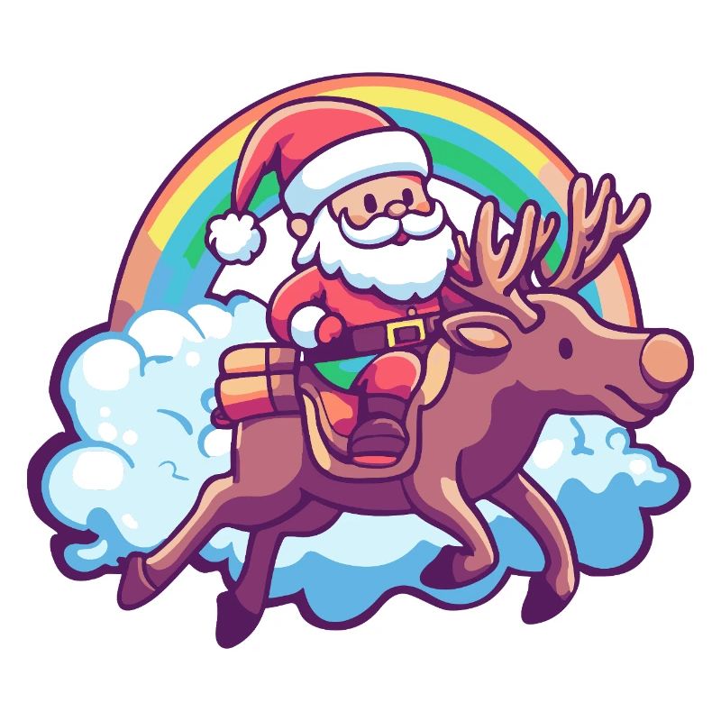Elch Weihnachtsmann Weihnachten