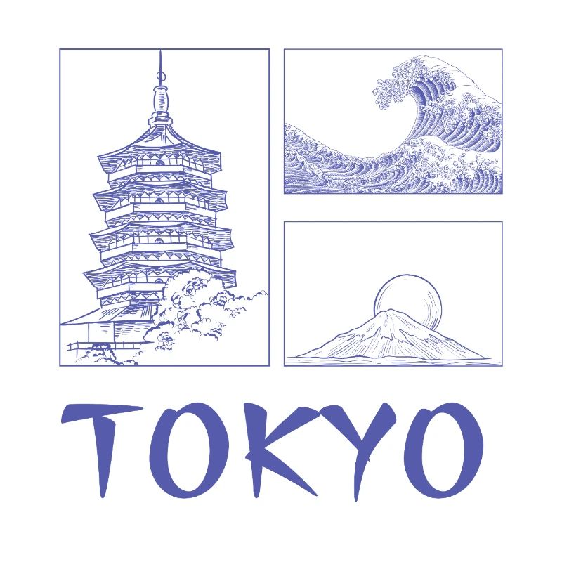 Tokio Trio Pagode Welle Fuji