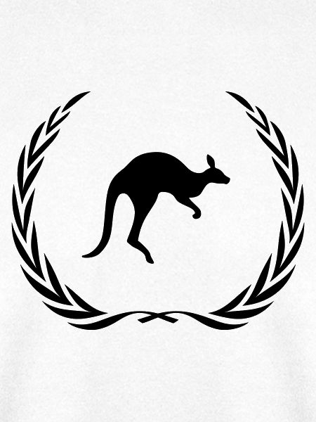 Kangaroo Animal Wreath