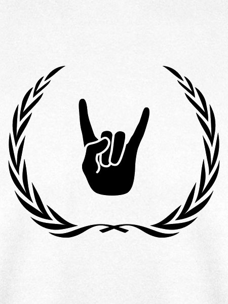 Party Hand Symbol Kranz