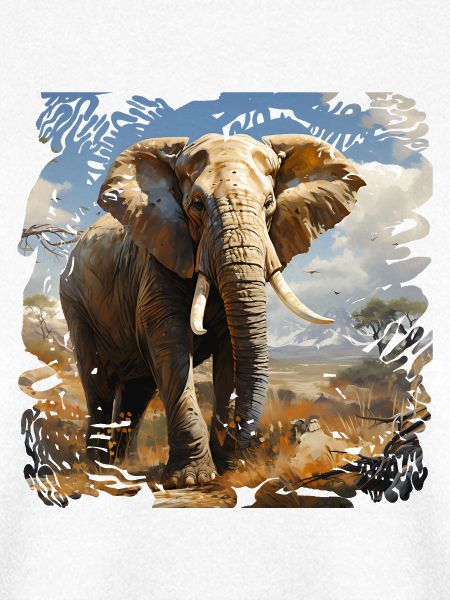 Afrikanischer Elefant im Sonnenlicht