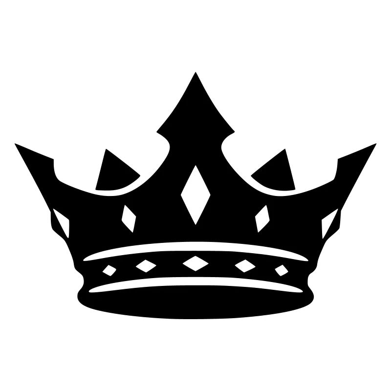 Crown Silhouette Black Cool Vector