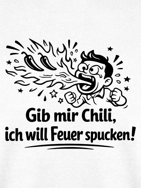 Feuer Spucken Chili Essen
