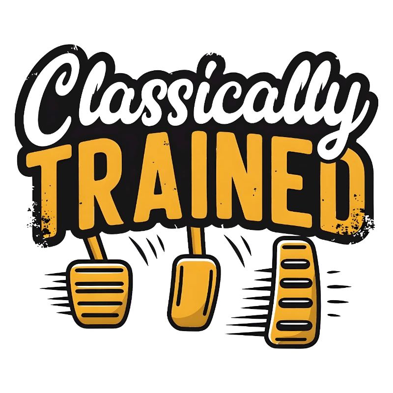 Classically Trained Manual Car Driver Pedals