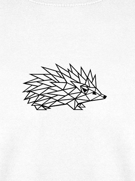 Geometrische Igel-Linienzeichnung