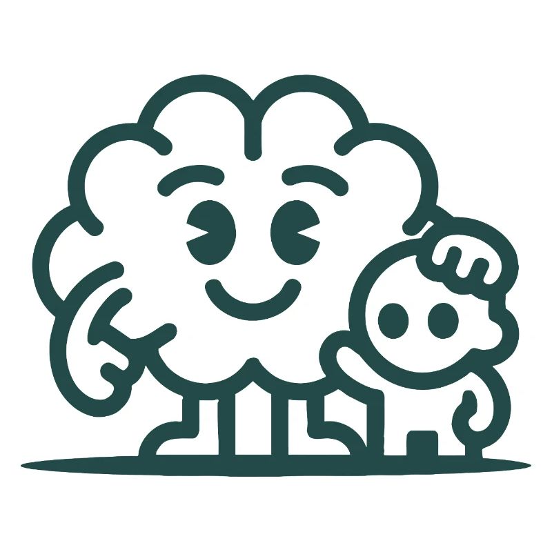 Friendly Cloud Duo Illustration