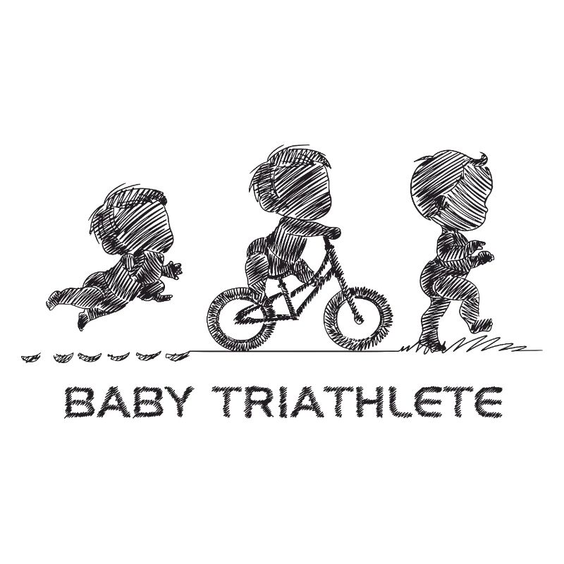 Kleiner Knopf-Triathlet