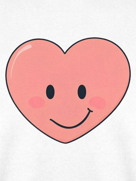 Kawaii Herz Lächeln Druck