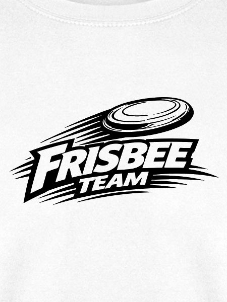 Frisbee Team Wurfscheibe Schwarz
