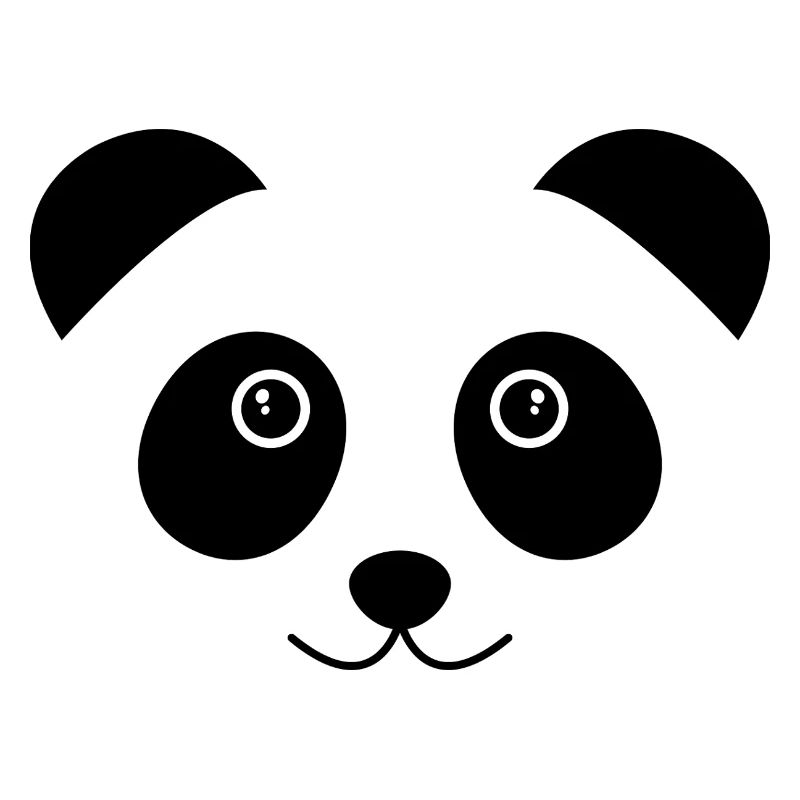 Visage de panda