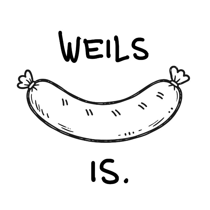 Weils Ist Wurst Illustration