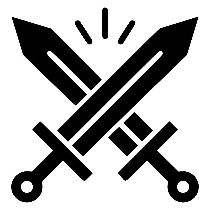 Gekreuzte Schwerter Wappen