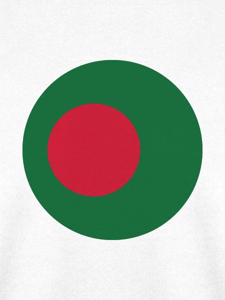 Runde bangladeschische Flagge