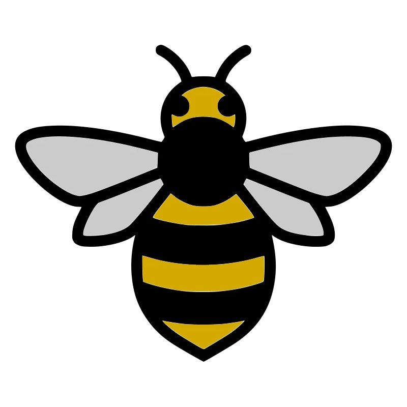 Dessin animé abeille insecte