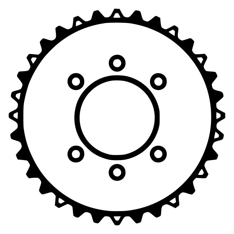 Kettenblatt Ritzel Antrieb