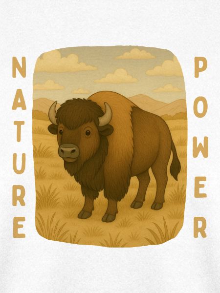 Bison auf der Steppe