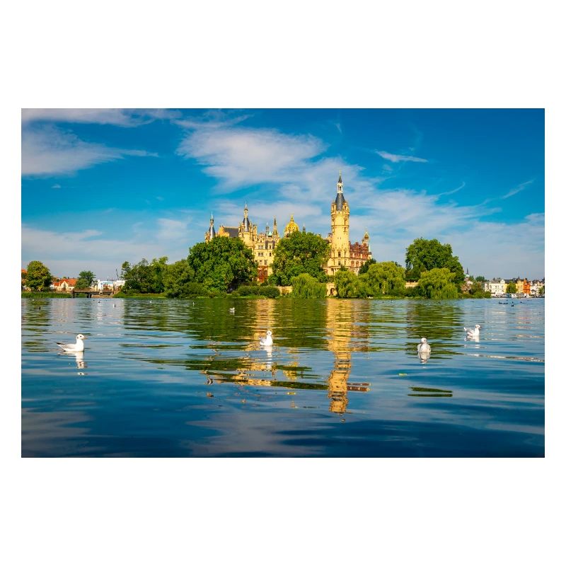 Schweriner Schloss im Sommer