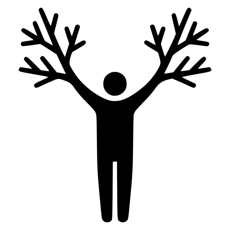 Baum Mensch Wurzeln Wachstum