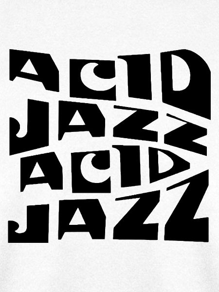 Design eines Acid-Jazz-Musikplakats