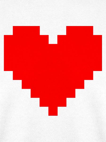 Pixel Red Heart Pixel Art