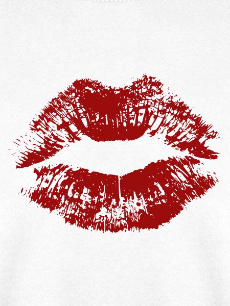 Kussmund Lippenstift Abdruck Geschenk 