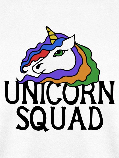 Regenbogen-Einhorn-Porträt