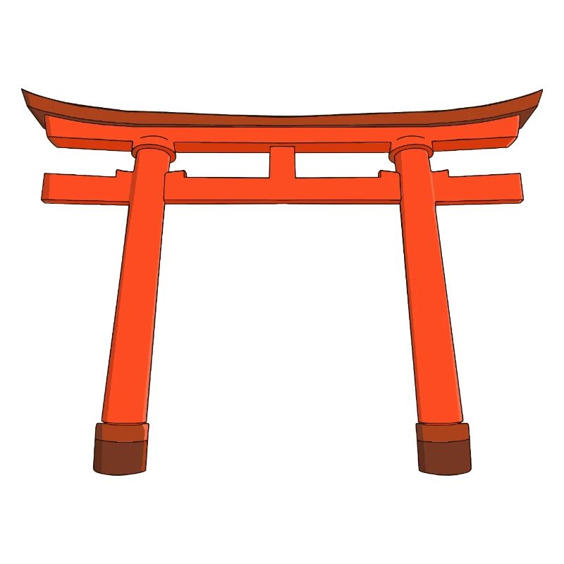 Lebendiges Torii-Tor