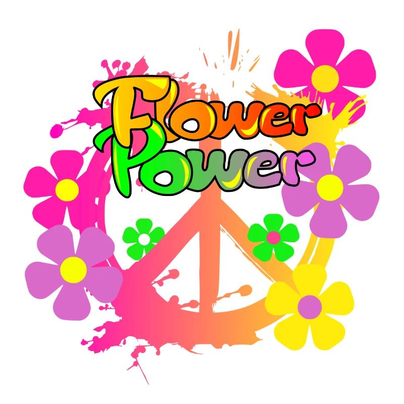 Flower Power Frieden Peacezeichen
