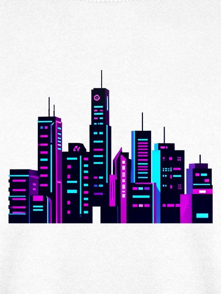 Neon City Skyline