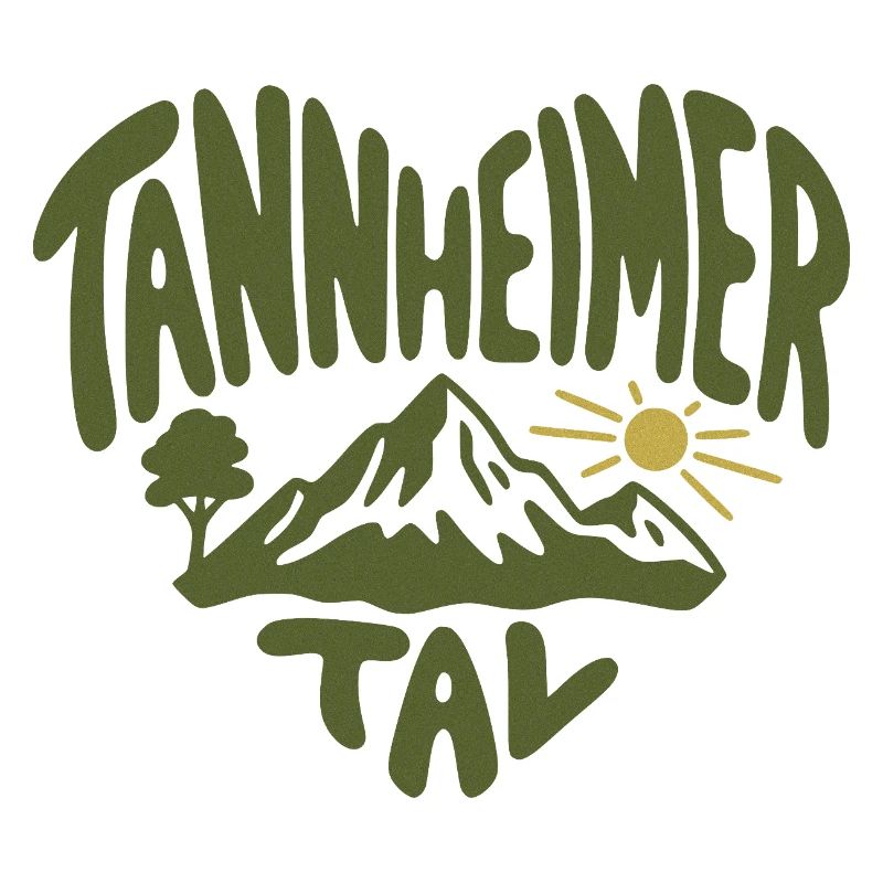Tannenheimer Tal Berglandschaft Retro