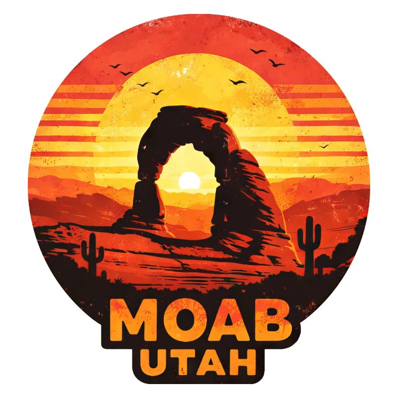 Moab Utah Wüsten Sunset Motiv