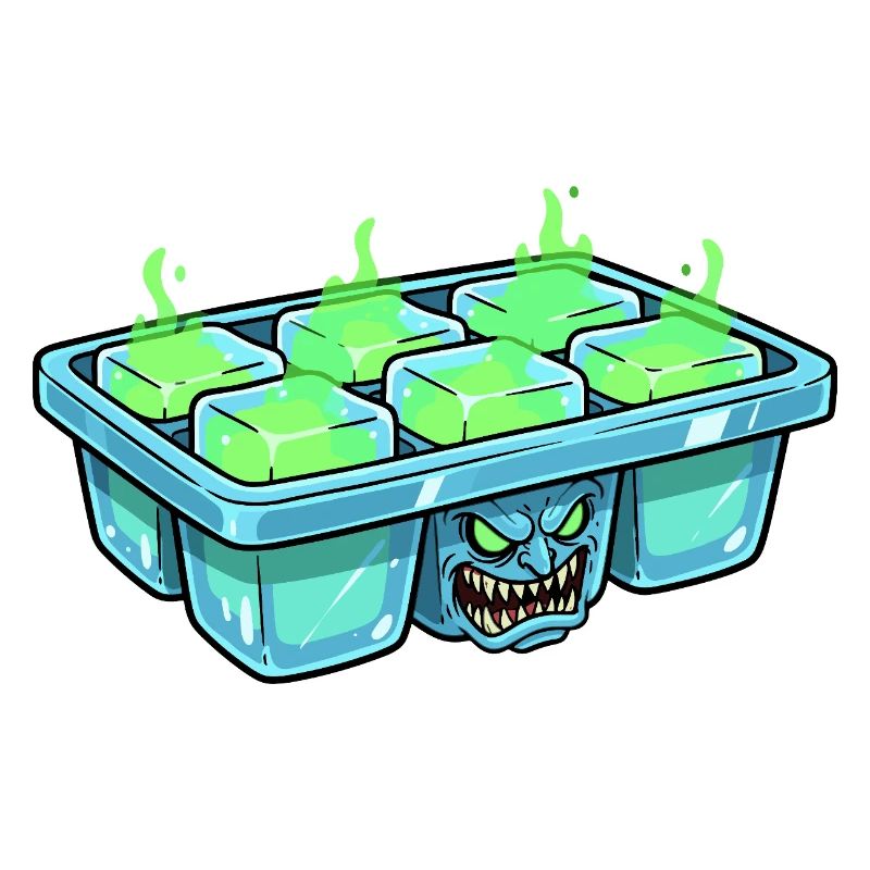 Monster-Eiswürfel im Eiskubentray